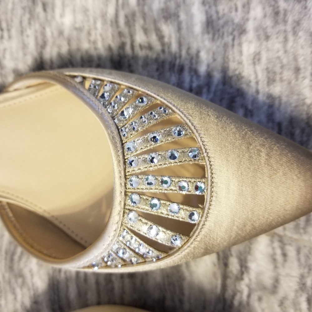 Nina dress heels champagne 8.5 - Picture 2 of 7